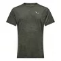 Salewa Puez Melange Dry korte mouwen T-shirt Dark Olive Melange M