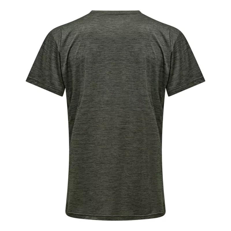 Salewa Puez Melange Dry korte mouwen T-shirt Dark Olive Melange M