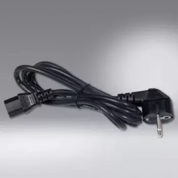 SCHÄFER IT SYSTEMS netkabel IEC 60320 C13 naar CEE 7/7 Schuko, 2 m, zwart 6763200