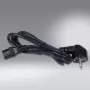 SCHÄFER IT SYSTEMS netkabel IEC 60320 C13 naar CEE 7/7 Schuko, 2 m, zwart 6763200