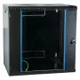EFB 19 inch wandbehuizing 12U, vast, eendelig, RAL 9005, diepte 600 mm (691712VTS.60)