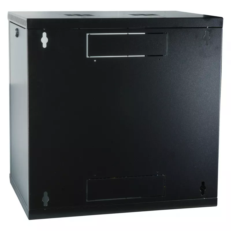 EFB 19 inch wandbehuizing 12U, vast, eendelig, RAL 9005, diepte 600 mm (691712VTS.60)