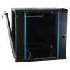 EFB 19 inch wandbehuizing 12U, vast, eendelig, RAL 9005, diepte 600 mm (691712VTS.60)