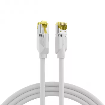 EFB-Elektronik Cat.6A S/FTP LSZH patchkabel, RJ45, wit, 0,25 m K8560WS.0,25