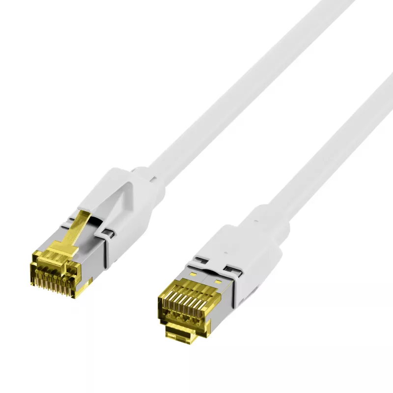 EFB-Elektronik Cat.6A S/FTP LSZH patchkabel, RJ45, wit, 0,25 m K8560WS.0,25