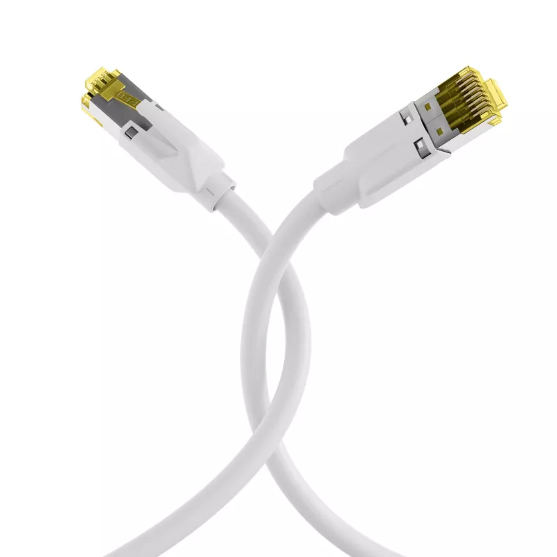 EFB-Elektronik Cat.6A S/FTP LSZH patchkabel, RJ45, wit, 0,25 m K8560WS.0,25