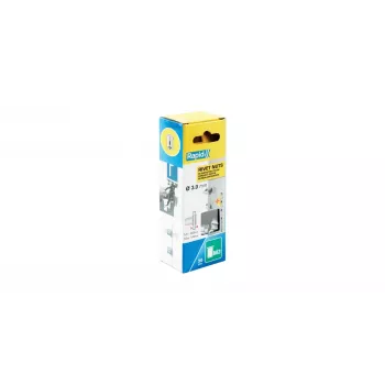 RAPID TOOLS blindklinkmoer M3 staal verchroomd klembereik 0,5-1,5 mm, 1 stuk (5000670)