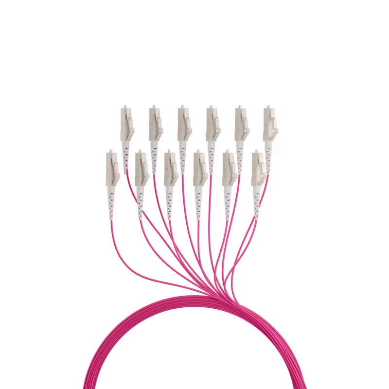 EFB Elektronik trunk-kabel U-DQ ZN BH OM4 12G 1x12 LC-LC 70m Dca LSZH O8342S70OM4