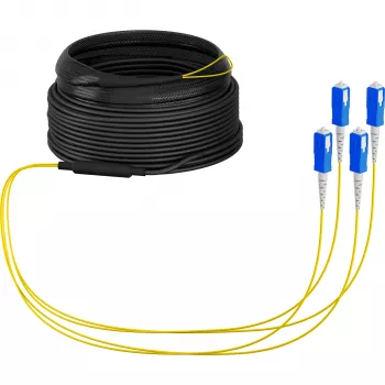 EFB Elektronik trunkkabel U-DQ ZN BH OS2 4E 1x4 SC-SC 20m Dca LSZH - glasvezelkabel - 20 m O8301S20OS2