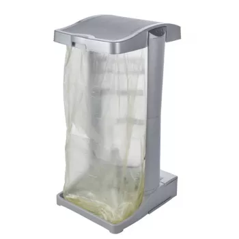 KEEEPER afvalbak-systeem Ole 35x40x75cm licht zilver