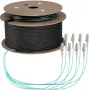 EFB Elektronik trunkkabel U-DQ ZN BH OM3 8G 1x8 LC-LC 130m Dca LSZH - 130 m O8322S130OM3