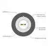 INFRALAN U-DQ(ZN)BH OM3 4G (1x4) Eca 2000N LSZH zwart 5,8mm glasvezelkabel 54504.1D-E2