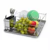 RELAXDAYS bamboe afdruiprek met bestekhouder, opvouwbaar, naturel 10018778_0