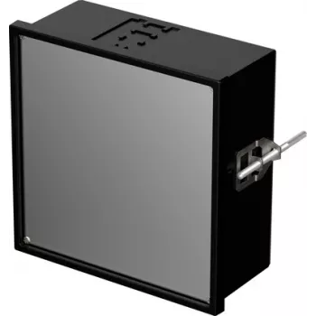 Bopla NGS 9806 UNINORM inbouwbehuizing 144 x 144 x 64 mm zwart RAL 9005 17980601.MT2