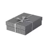 Esselte Home opberg- en geschenkdoos M, 3-set, grijs, 100% gerecycled golfkarton, afneembaar deksel 628285