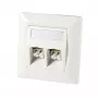 EFB ET-25085FO glasvezel-raamset voor 2x E2000, SC simplex, LC duplex, RAL 9010