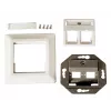 EFB ET-25085FO glasvezel-raamset voor 2x E2000, SC simplex, LC duplex, RAL 9010
