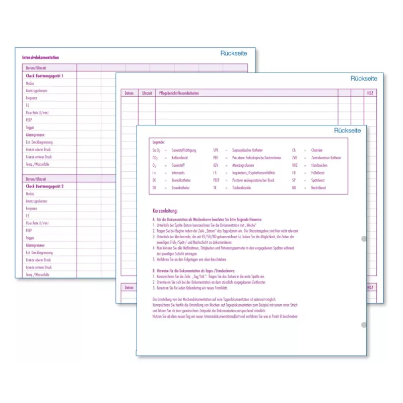 BOI intensieve zorg documentatie ambulante formulieren, 50 blad 9206-00428