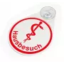 BOI Dokutech waarschuwingsbord huisbezoek rood (9108-02096-001)