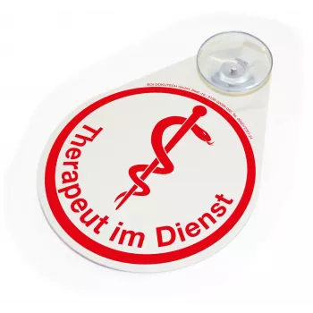 BOI Dokutech bord “Therapeut im Dienst” schuifdeurbord (9108-02096-002)