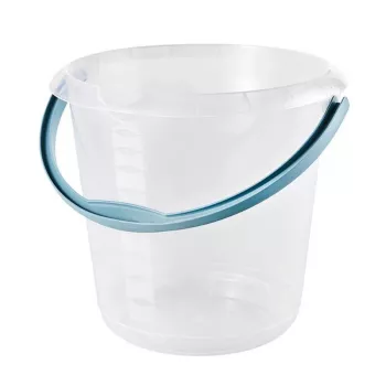 KEEEPER emmer met schenktuit 10L Mika Ø30x28cm transparant