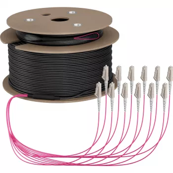 EFB Elektronik trunkkabel U-DQ ZN BH OM4 12G 1x12 LC-LC 150m Dca LSZH - 150 m (O8342S150OM4)