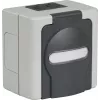 EFB ET-25020 opbouw vochtige ruimte lege behuizing voor 2 keystone-modules, IP44, grijs