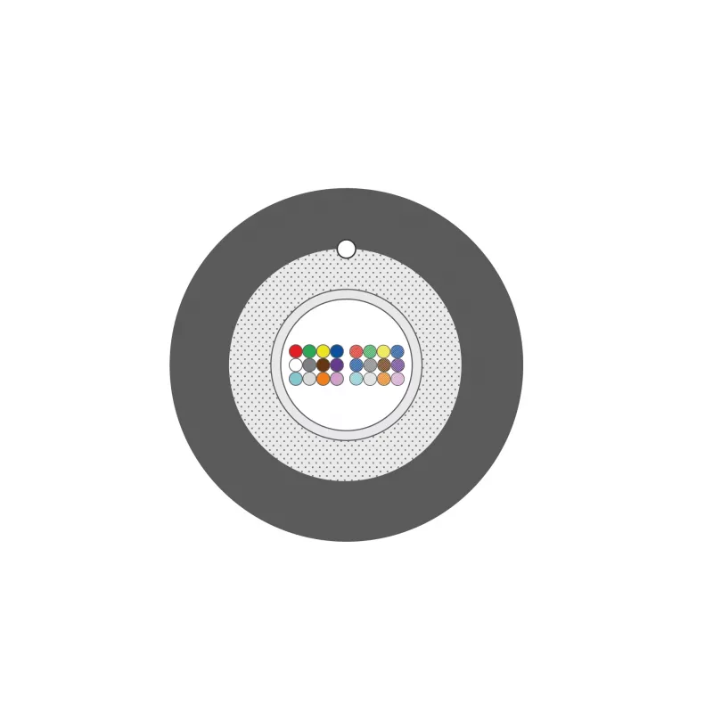 INFRALAN U-DQ(ZN)BH OS2 24E (1x24) Eca 2000N LSZH zwart 5,8mm G657A1 glasvezelkabel 54424.1D-E2