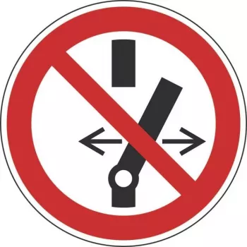 HEIN Industrieschilder verbodsbord Niet schakelen ASR/ISO magneetfolie rond 100mm (27546)