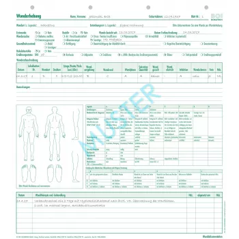 BOI wonddocumentatiebladen, 50 blad A4 9206-00435N