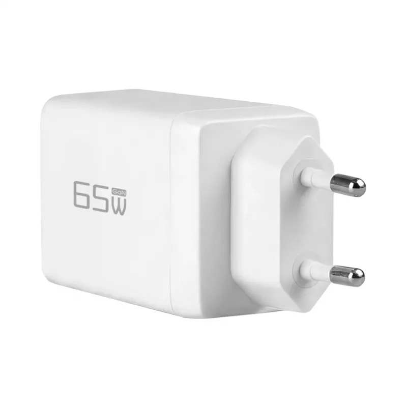 EFB Elektronik 65W GaN wandlader 2x USB-C + USB-A PD3.0 QC3.0 wit G651A2CE