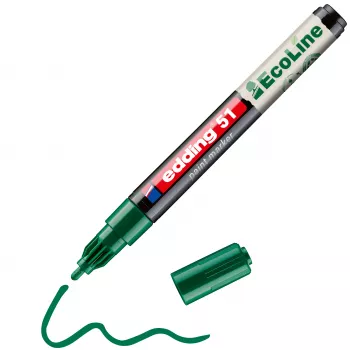 edding 51 EcoLine lakmarker groen 1-2 mm 4-51-004