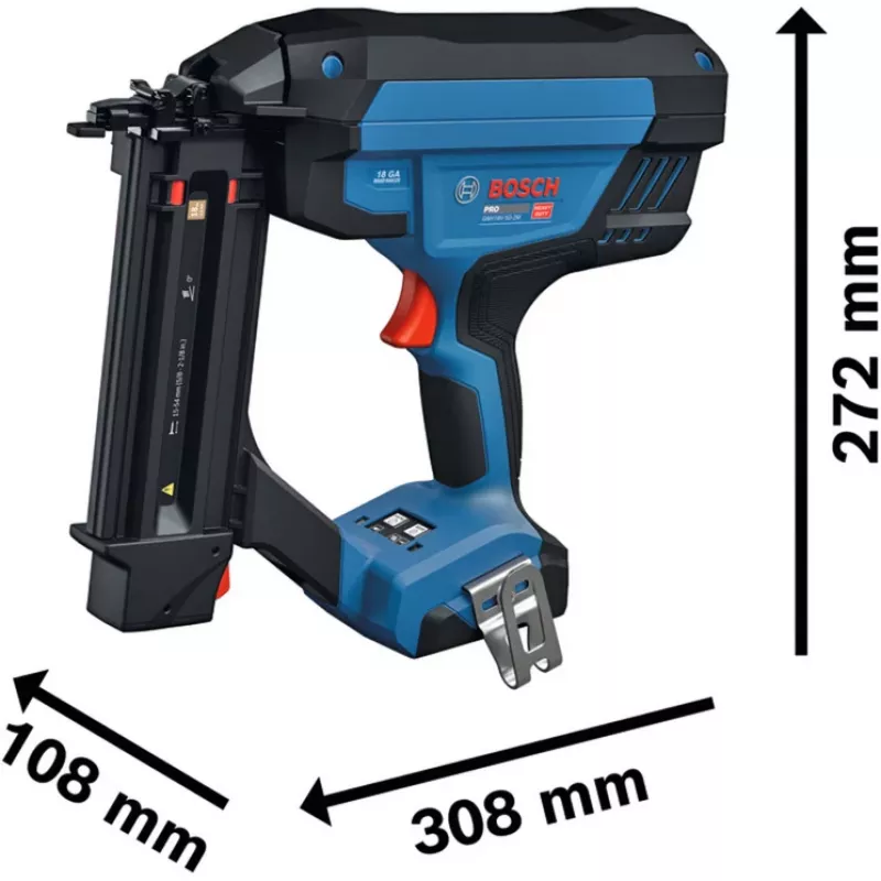 Bosch Professional GNH 18V-50-2M accu-18V-tackernagel (kale machine, blauw/zwart)