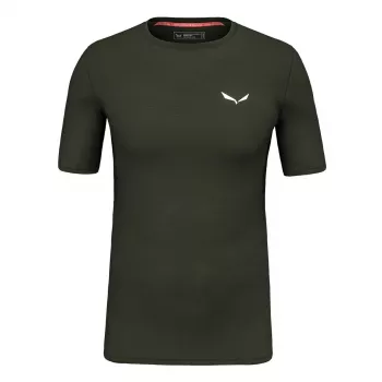 Salewa Cristallo Warm Amr T-shirt donkergroen L