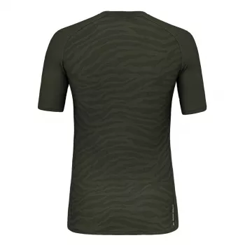Salewa Cristallo Warm Amr T-shirt donkergroen L