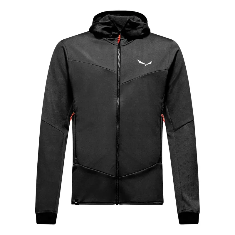 Salewa Sella Crevasse HD heren fleecejas - Black Out / XL