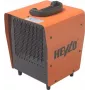 Master Climate Solutions Heylo DE 3 XL elektrische verwarming 3 kW, 140 m³/h, 230 V, 13,5 A, IP24, 2 verwarmingsstanden, thermostaat, draagbaar 1101903