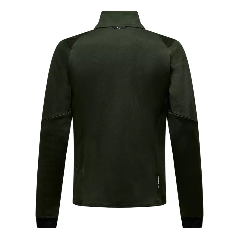 Salewa Sella Crevasse jas heren fleece - Dark Olive, maat M