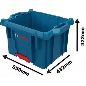 Bosch Professional L-BOXX Contractor kist 1600A037E2, 559 x 432 x 322 mm, blauw/zwart
