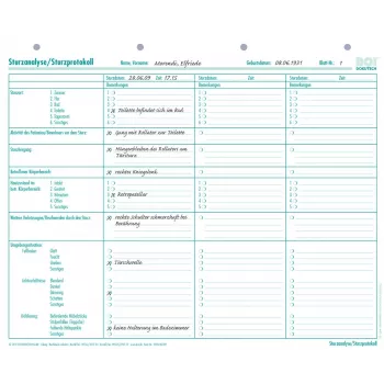 BOI valanalyse-/protocolformulieren, 50 blad (9206-00389)