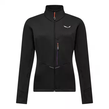 Salewa Pedroc PL 3 jas dames fleece - Black Out XXS