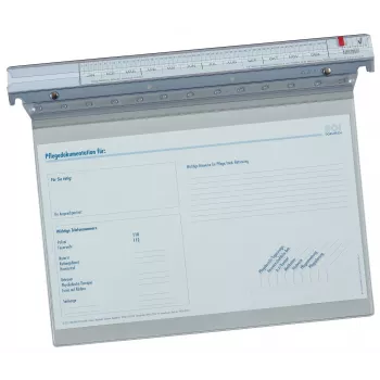 BOI Dokutech patiëntendocumentatie hangmap Signal-Line kunststof grijs 2 x commerciële hechting (9208-00535)