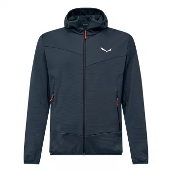 Salewa Puez Altavia PL capuchon fleecejas heren Blueberry maat M