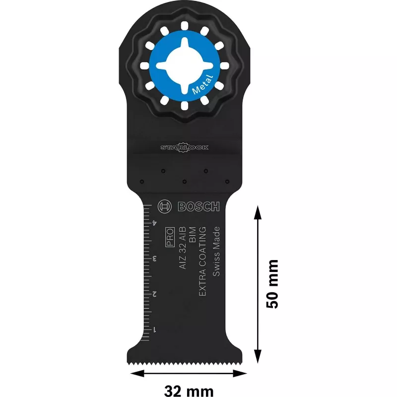 Bosch Professional Starlock AIZ 32 AIB inzetzaagblad, 32 x 50 mm, bi-metaal 2608669077