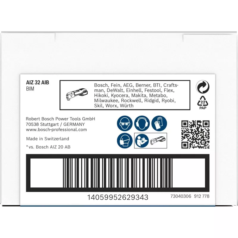 Bosch Professional Starlock AIZ 32 AIB inzetzaagblad, 32 x 50 mm, bi-metaal 2608669077