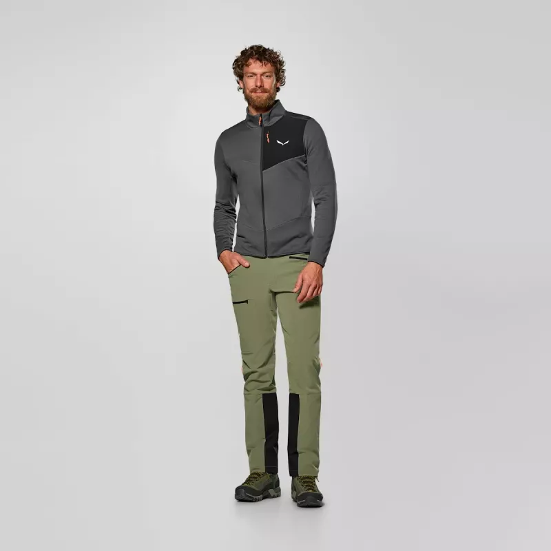Salewa Ortles Fleece FZ heren fleecejas - Onyx, maat L