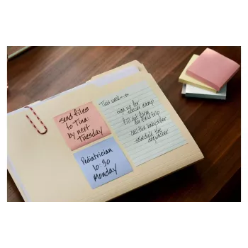 3M Post-it Recycling Notes 655-1RPT-N, 127 x 76 mm, paars, 100 vel, 100% recyclingpapier