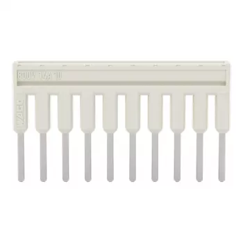 WAGO 2000-410 geïsoleerde dwarsbrug, 10-voudig, grijs