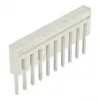WAGO 2000-410 geïsoleerde dwarsbrug, 10-voudig, grijs
