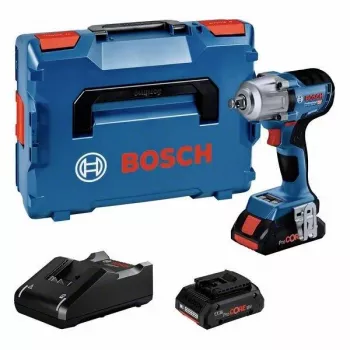 Bosch Professional GDS 18V-450 HC 06019K4003 accu-slagschroevendraaier 18V met 2x 5,0Ah accu's, oplader en L-BOXX